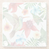 Dessous-de-verre En Verre Colibri tropical 2 (Dos)