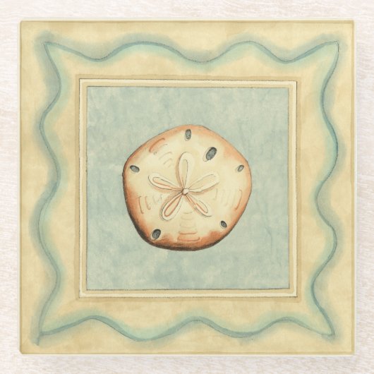 Dessous-de-verre En Verre Collecteur de Shell (Devant)