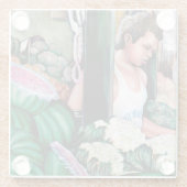 Dessous-de-verre En Verre Comment aimes-tu ces melons ? (Dos)