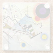 Dessous-de-verre En Verre Composition Kandinsky 8 (Dos)