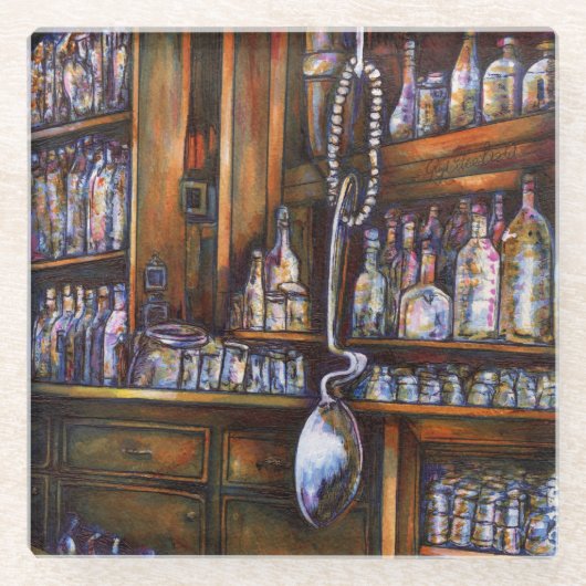 Dessous-de-verre En Verre Compris implicitement (Devant)