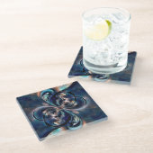 Dessous-de-verre En Verre Conception (Incliné)