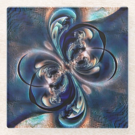 Dessous-de-verre En Verre Conception (Devant)