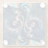 Dessous-de-verre En Verre Conception (Dos)