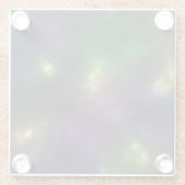 Dessous-de-verre En Verre Conception de constellations de l'espace cosmique (Dos)