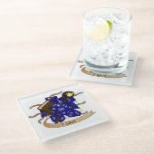 Dessous-de-verre En Verre Conception des dés de l'Assistant (Incliné)