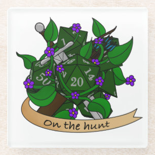 Dessous-de-verre En Verre Conception des dés des Rangers