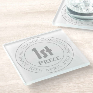 Dessous-de-verre En Verre Concours 1er Prix Trophée