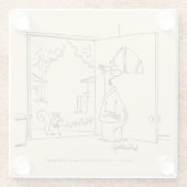 Dessous-de-verre En Verre Conducteur vide 2 d'oiseau (Dos)