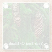 Dessous-de-verre En Verre Cônes Et Aiguilles (Dos)