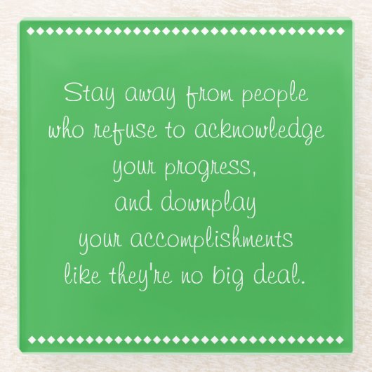 Dessous-de-verre En Verre Conseil royal (Devant)