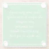 Dessous-de-verre En Verre Conseil royal (Dos)