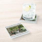 Dessous-de-verre En Verre Conversations sur le perron (Incliné)