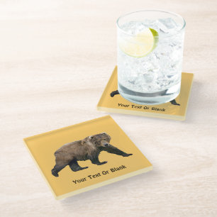 Dessous-de-verre En Verre Cook bear