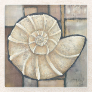 Dessous-de-verre En Verre Coque d'Abalone