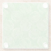 Dessous-de-verre En Verre Coquillages d'ensemble (Dos)