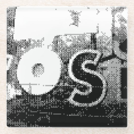 Dessous-de-verre En Verre cosi (Devant)