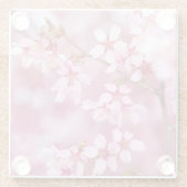 Dessous-de-verre En Verre Coster en verre rose (Dos)