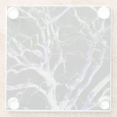 Dessous-de-verre En Verre Côté foncé 5 coastercnm (Dos)