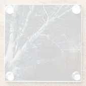 Dessous-de-verre En Verre Côté foncé 7 coastercnm (Dos)