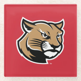 Dessous-de-verre En Verre Cougars de SIUE