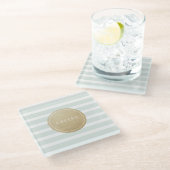 Dessous-de-verre En Verre Couleur modifiable moderne simple chevelures à la  (Incliné)