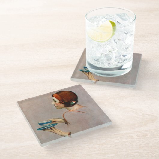 Dessous-de-verre En Verre Coupe de Java (Incliné)