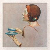 Dessous-de-verre En Verre Coupe de Java (Devant)