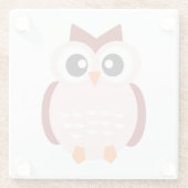 DESSOUS-DE-VERRE EN VERRE COUPER OWL (Dos)