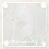 Dessous-de-verre En Verre Couronne dorée (Dos)