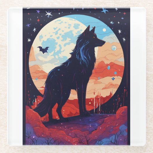 Dessous-de-verre En Verre Coussin CosyDream (Devant)