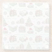 Dessous-de-verre En Verre Cozy Christmas Book Lover  (Dos)