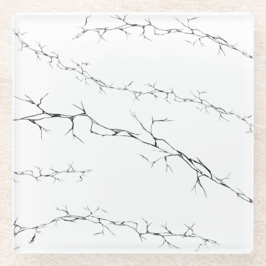 Dessous-de-verre En Verre Cracks (Devant)