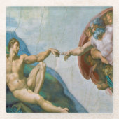 Dessous-de-verre En Verre Création d'Adam - Michaël Angelo 1475 - 1564 (Devant)