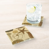 Dessous-de-verre En Verre Créatures sous-marines (Incliné)