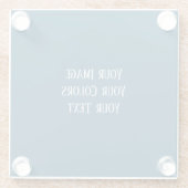 Dessous-de-verre En Verre Créez les vôtres (Dos)