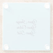 Dessous-de-verre En Verre Créez les vôtres (Dos)