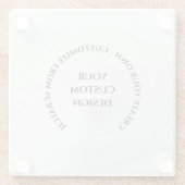 Dessous-de-verre En Verre Créez Votre Propre (Dos)