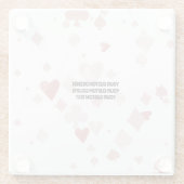 Dessous-de-verre En Verre Créez votre propre custom (Dos)