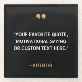 Dessous-de-verre En Verre Créez votre propre devis (Devant)