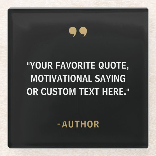 Dessous-de-verre En Verre Créez votre propre devis (Devant)