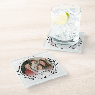 Dessous-de-verre En Verre Créez Votre Propre Récif De Feuille De Nom De Fami