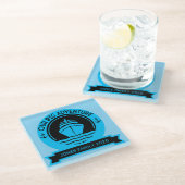 Dessous-de-verre En Verre Croisière mondiale (Incliné)