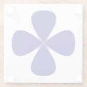 DESSOUS-DE-VERRE EN VERRE CROIX RONDE (Dos)