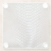 Dessous-de-verre En Verre Cuir, arrière - plan texturé (Dos)