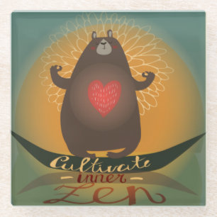 Dessous-de-verre En Verre Cultiver le Zen intérieur