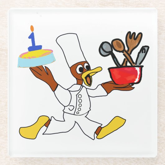 Dessous-de-verre En Verre Cute (Devant)