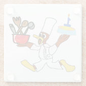 Dessous-de-verre En Verre Cute (Dos)