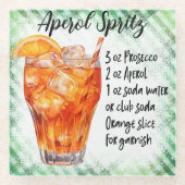 Dessous-de-verre En Verre Cute Aperol Cocktail Recette (Devant)