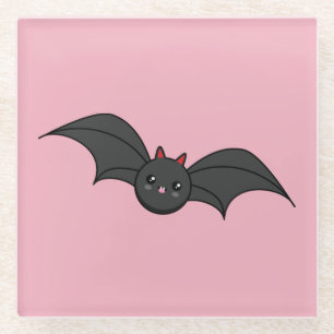Dessous-de-verre En Verre Cute chauve